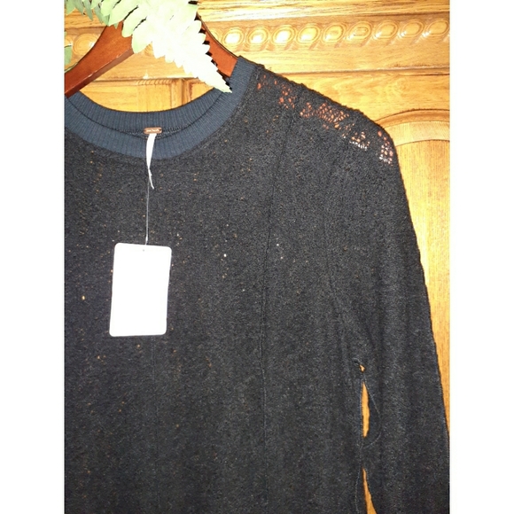 Free People Black Lace Tunic - Picture 10 of 16